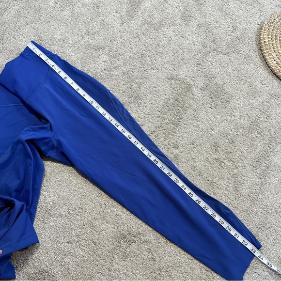 Lululemon Women’s Base Pace High-Rise Crop Leggings 23" in Symphony Blue Size 10 - Picture 13 of 16